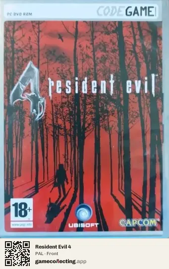 Resident Evil 4 Computer, PAL box front