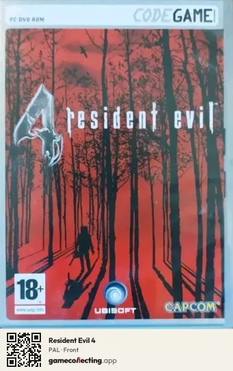 Resident Evil 4 Computer, PAL box front