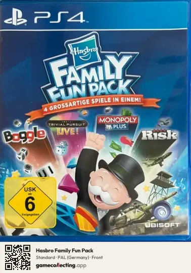 Hasbro Family Fun Pack PlayStation 4, Germany box front