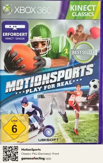 MotionSports Xbox 360, Germany box front
