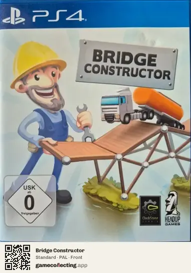 Bridge Constructor PlayStation 4, PAL box front