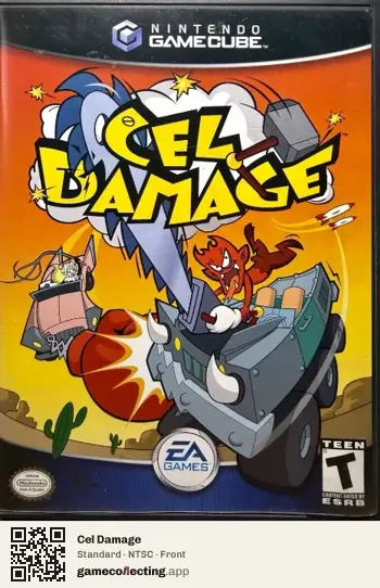 Cel Damage Nintendo GameCube, NTSC box front