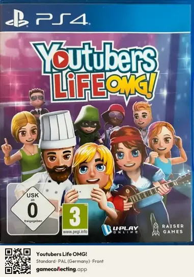Youtubers Life OMG! PlayStation 4, Germany box front