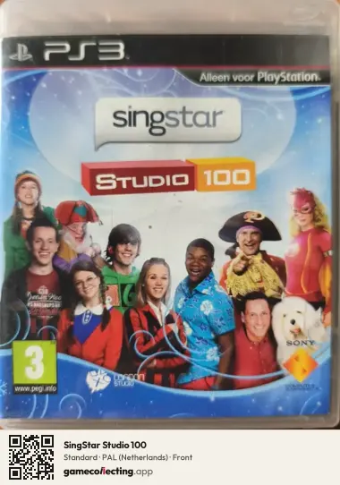 SingStar Studio 100 PlayStation 3, Netherlands box front