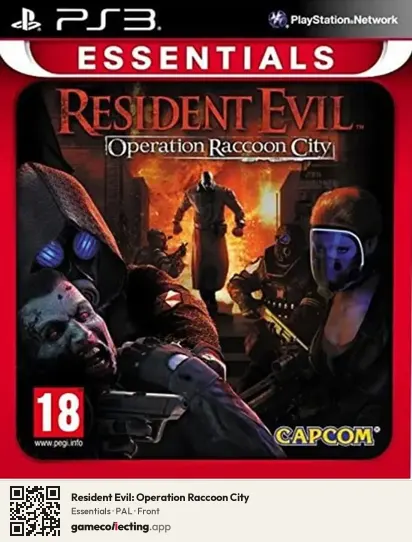 Resident Evil: Operation Raccoon City PlayStation 3, PAL box front