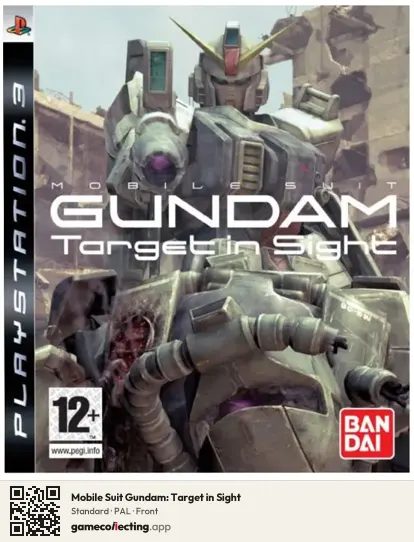 Mobile Suit Gundam: Target in Sight PlayStation 3, PAL box front