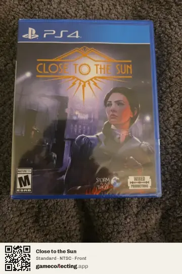 Close to the Sun PlayStation 4, NTSC box front