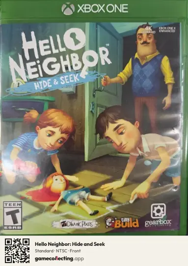 Hello Neighbor: Hide and Seek Xbox One, NTSC box front