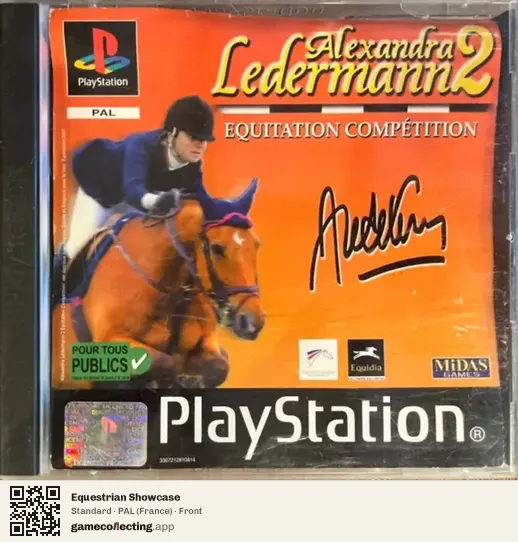 Equestrian Showcase PlayStation, France box front