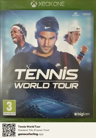 Tennis World Tour Xbox One, France box front