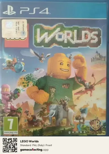 LEGO Worlds PlayStation 4, Italy box front
