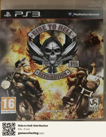 Ride to Hell: Retribution PlayStation 3, PAL box front