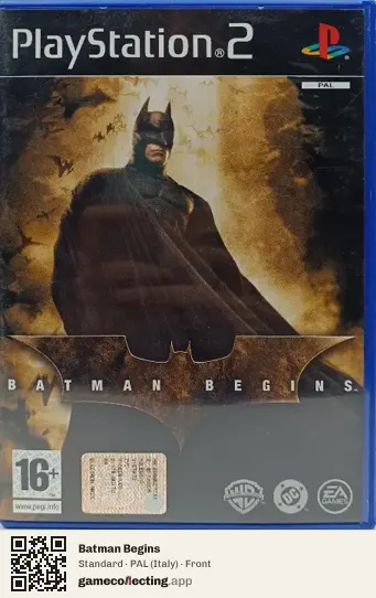 Batman Begins PlayStation 2, Italy box front