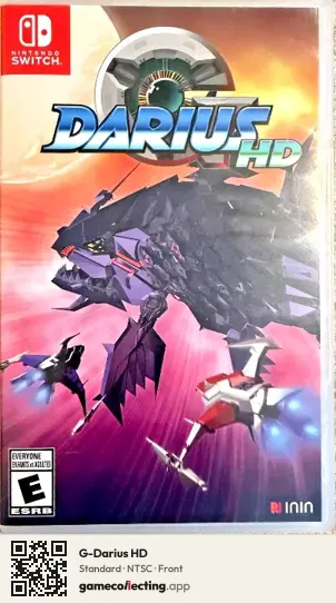 G-Darius HD Nintendo Switch, NTSC box front