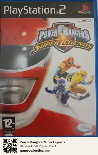 Power Rangers: Super Legends PlayStation 2, Spain box front
