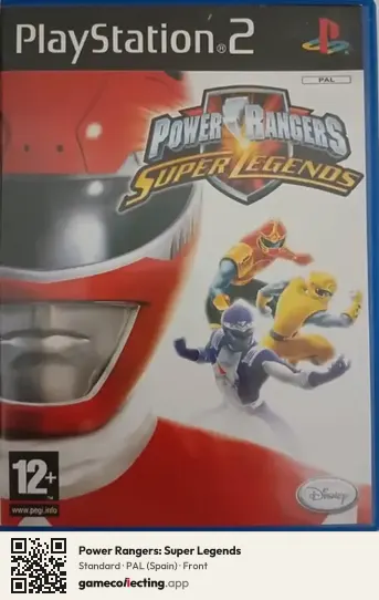 Power Rangers: Super Legends PlayStation 2, Spain box front