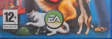 The Sims 2: Pets, the PEGI square on its front