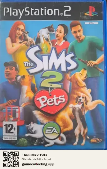 The Sims 2: Pets PlayStation 2, PAL box front