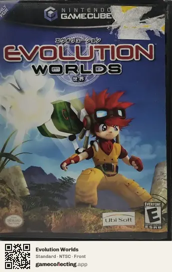 Evolution Worlds Nintendo GameCube, NTSC box front
