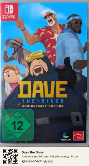 Dave the Diver Nintendo Switch, Germany box front