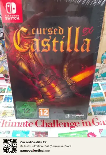 Cursed Castilla EX Nintendo Switch, Germany box front