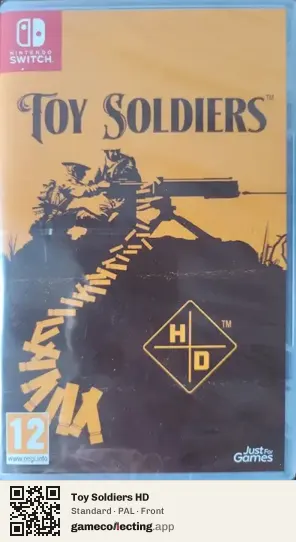 Toy Soldiers HD Nintendo Switch, PAL box front