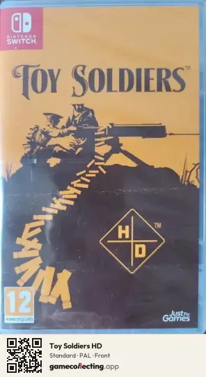 Toy Soldiers HD Nintendo Switch, PAL box front