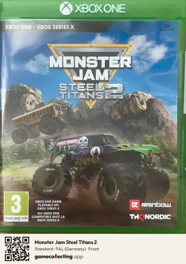 Monster Jam Steel Titans 2 Xbox One, Germany box front