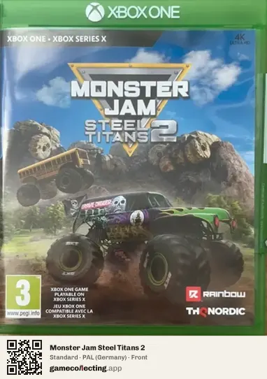 Monster Jam Steel Titans 2 Xbox One, Germany box front