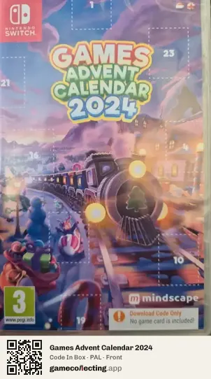 Games Advent Calendar 2024 Nintendo Switch, PAL box front