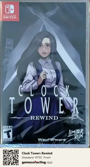Clock Tower: Rewind Nintendo Switch, NTSC box front