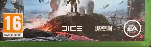 Star Wars Battlefront, the PEGI square on its front