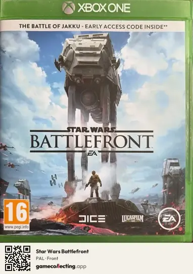 Star Wars Battlefront Xbox One, PAL box front