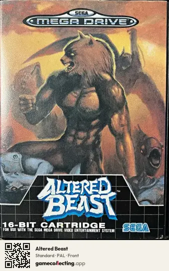 Altered Beast Sega Mega Drive / Genesis, PAL box front