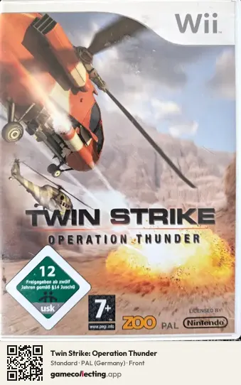 Twin Strike: Operation Thunder Nintendo Wii, Germany box front