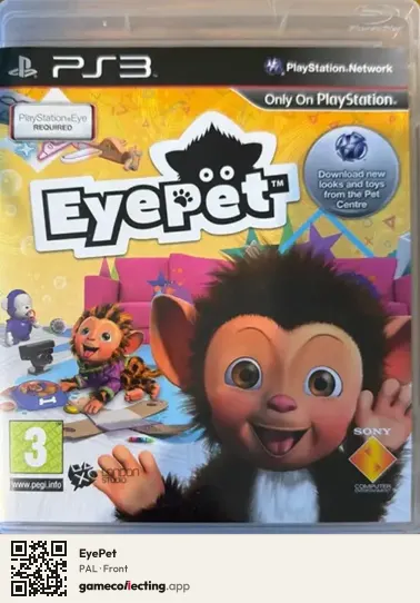 EyePet PlayStation 3, PAL box front