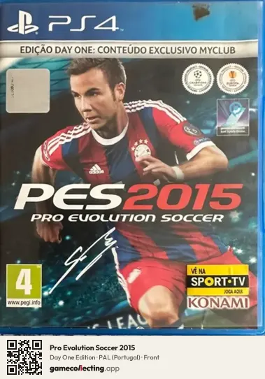 Pro Evolution Soccer 2015 PlayStation 4, Portugal box front