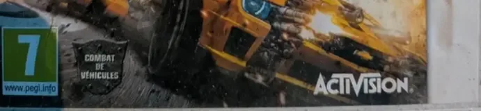 Transformers: Dark of the Moon: Stealth Force Edition, the PEGI square on its front