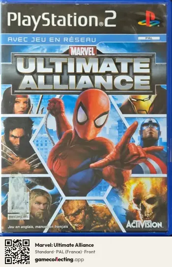 Marvel: Ultimate Alliance PlayStation 2, France box front