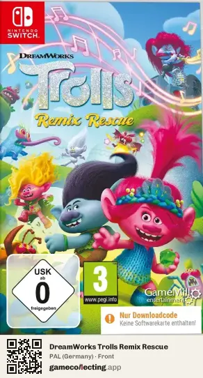 DreamWorks Trolls Remix Rescue Nintendo Switch, Germany box front