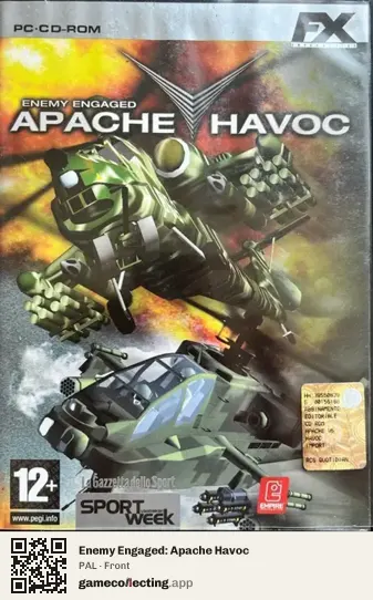 Enemy Engaged: Apache Havoc Computer, PAL box front