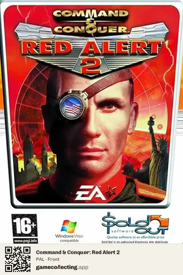 Command & Conquer: Red Alert 2 Computer, PAL box front