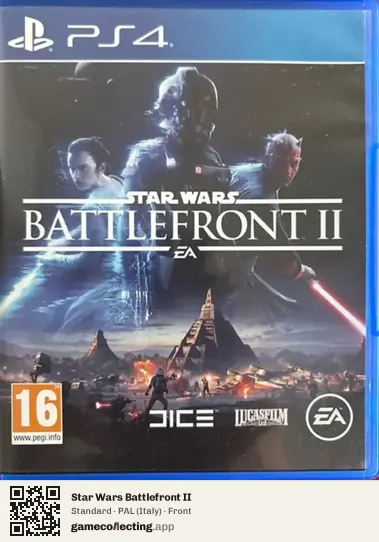 Star Wars Battlefront II PlayStation 4, Italy box front