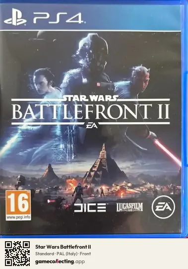 Star Wars Battlefront II PlayStation 4, Italy box front