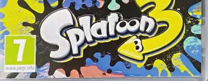 Splatoon 3, the PEGI square on its front