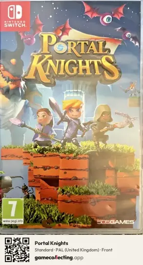 Portal Knights Nintendo Switch, United Kingdom box front