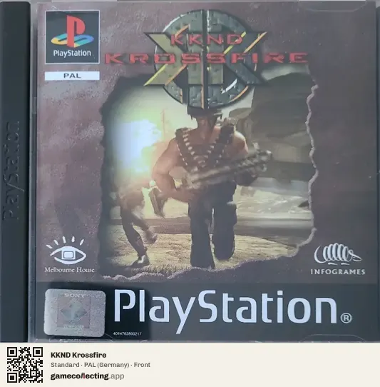 KKND Krossfire PlayStation, Germany box front