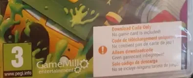 Nickelodeon Kart Racers 3: Slime Speedway, the PEGI square on its front