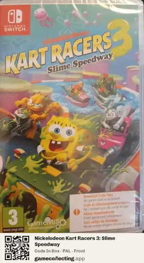 Nickelodeon Kart Racers 3: Slime Speedway Nintendo Switch, PAL box front
