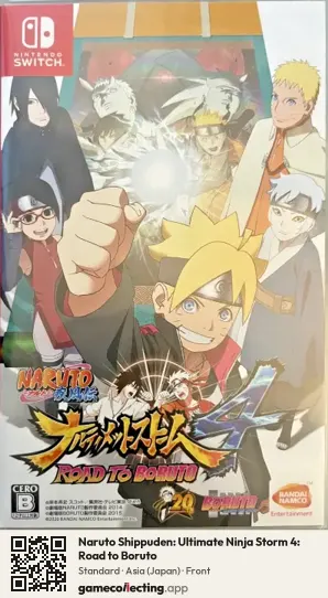 Naruto Shippuden: Ultimate Ninja Storm 4: Road to Boruto Nintendo Switch, Asia box front